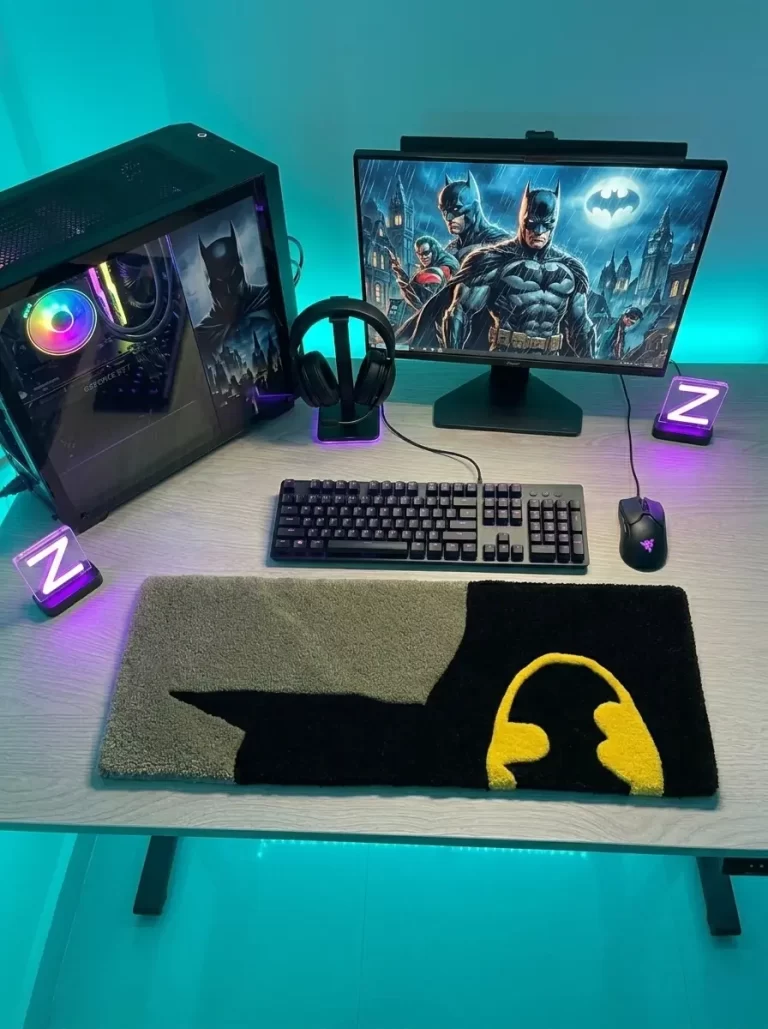 Dark Knight Handmade Keyboard Rug