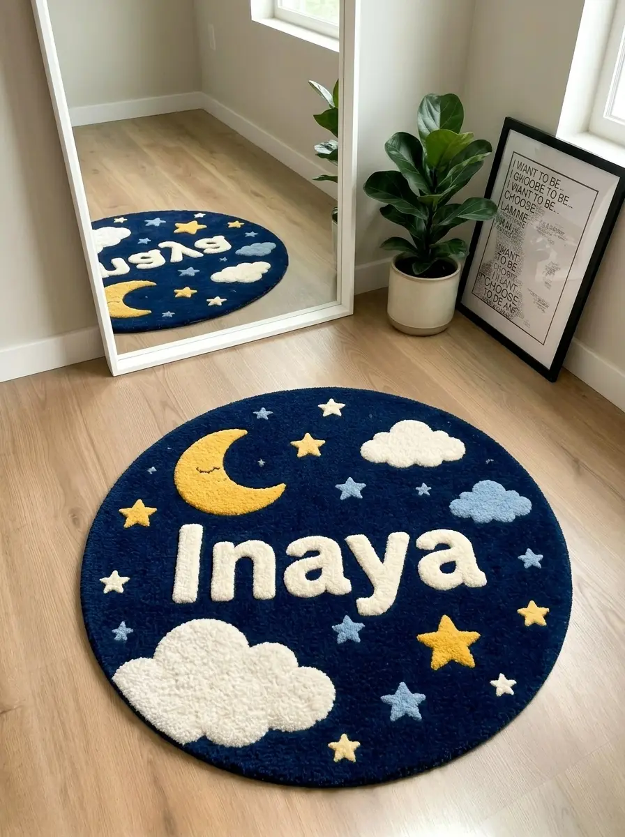Inaya name Custom Rug