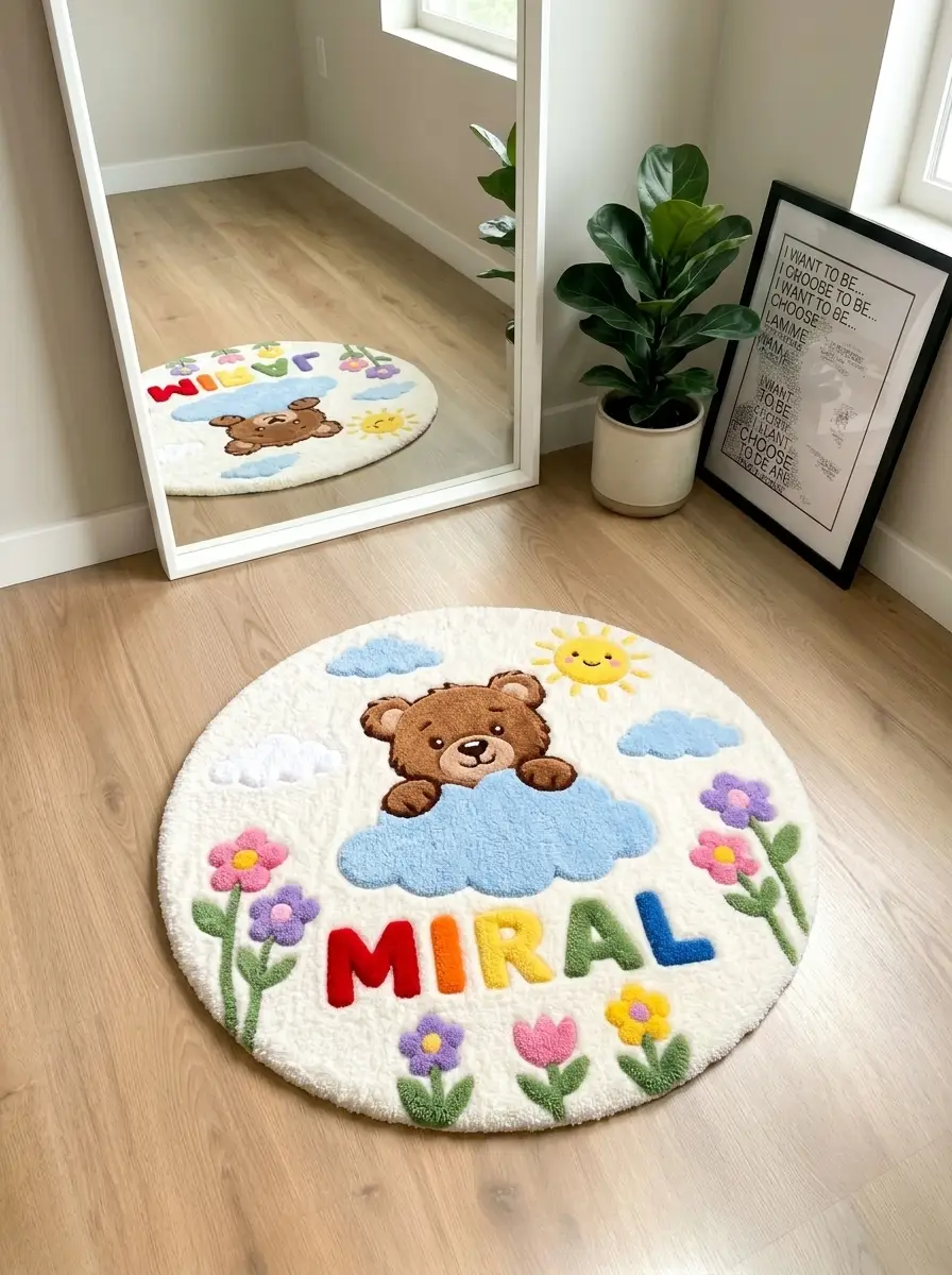 Miral name Custom Rug