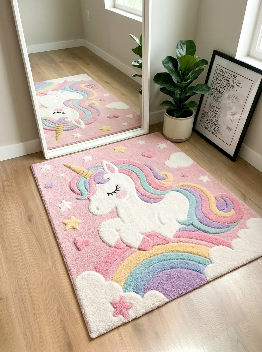 Children Unicorn custom Rug