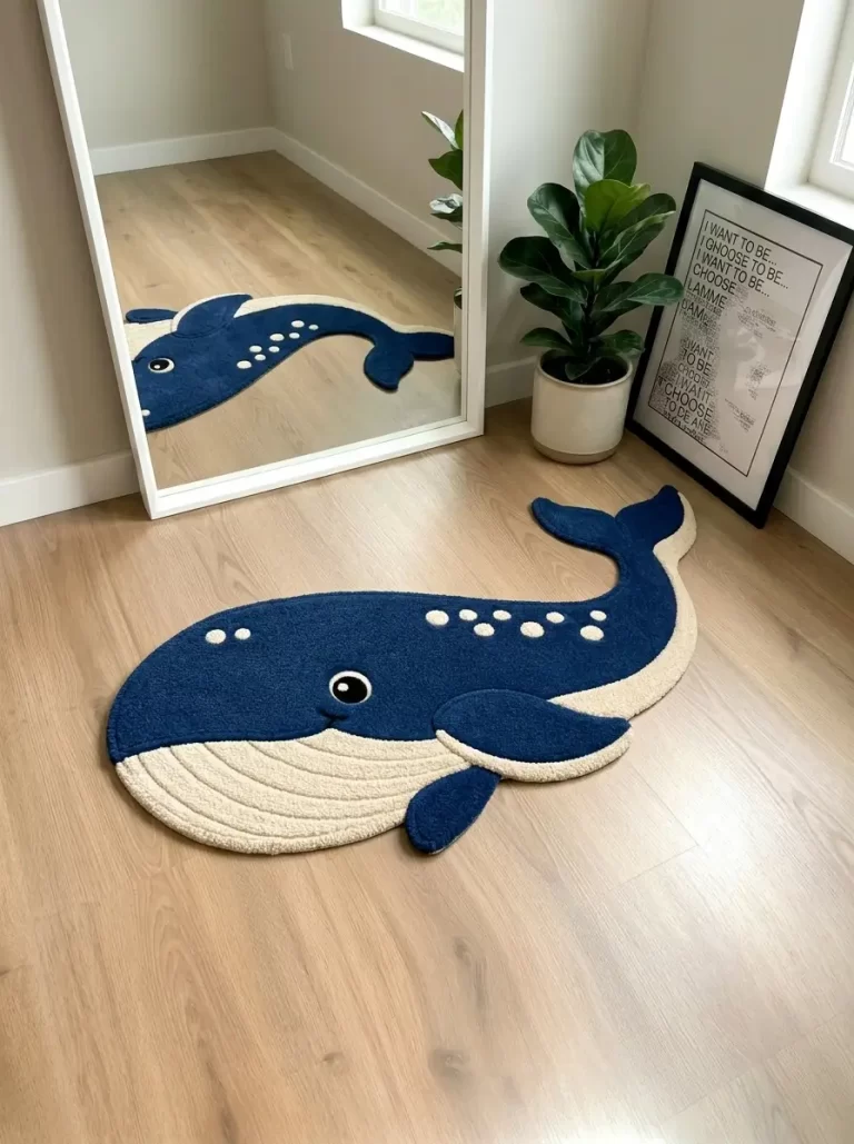 Blue Whale Custom Rug