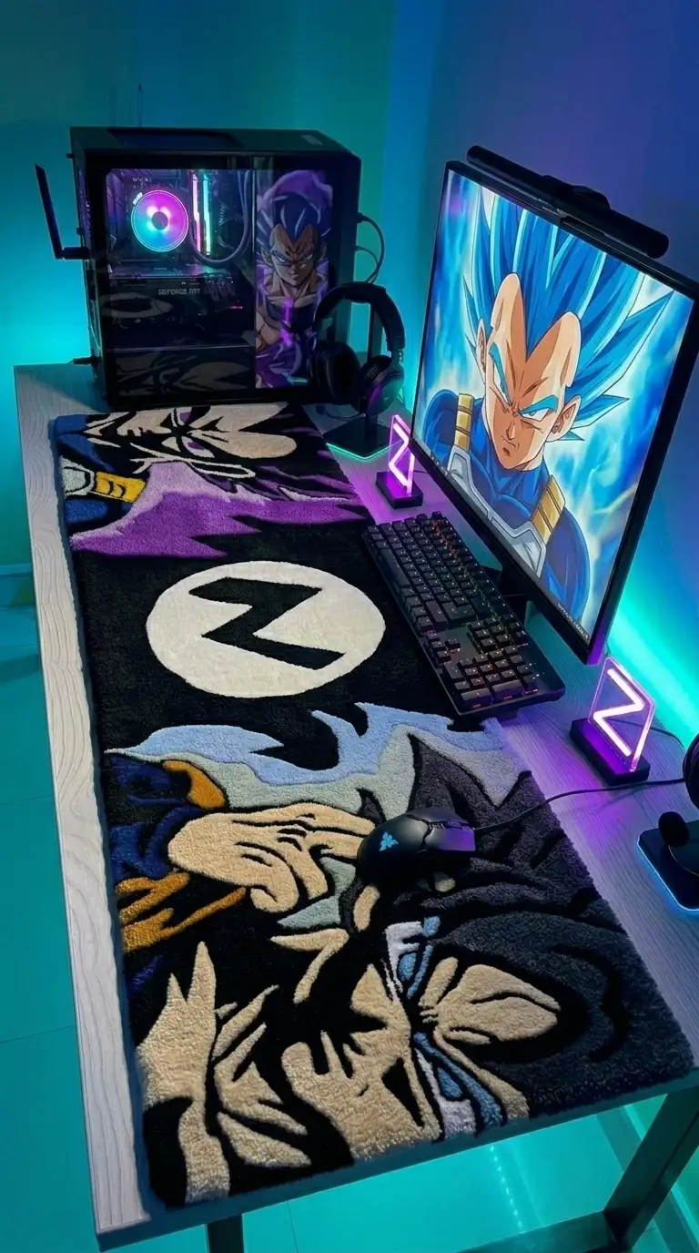 Dragon Ball Super Handmade Keyboard Rug